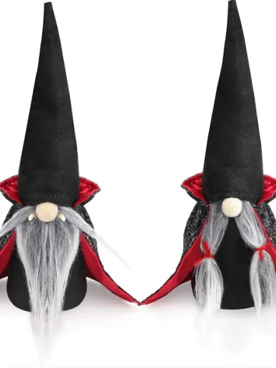 2 Pack Halloween Vampire Gnomes