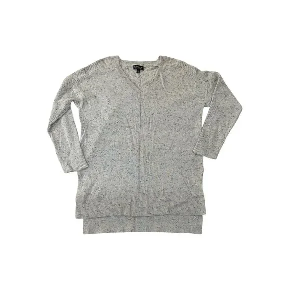 Topshop Womens High/Low Long Sleeve Knit Top Size 6