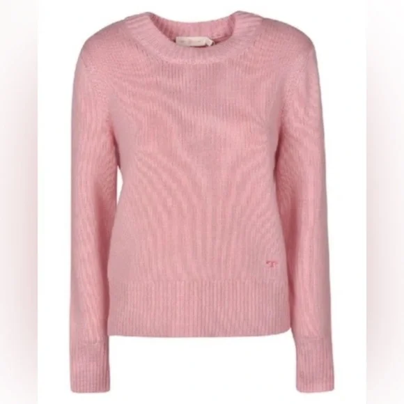 Tory Burch Cashmere Sweater in Blushing Pink Size Small