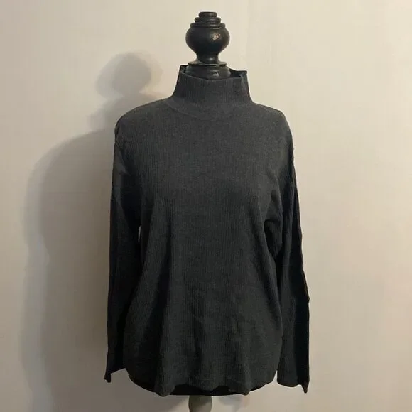 Venezia Jeans Clothing Gray Turtleneck, size 18/20