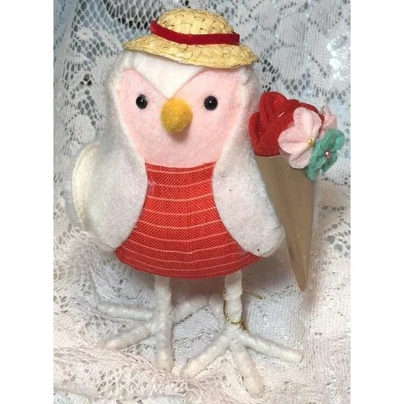 Target Spritz Valentines Day Holiday 2023 Jet Fabric Bird Featherly Friends