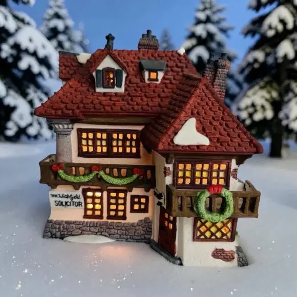Vintage 1989 Dept 56 “Mr. Wickfield Solicitor” David Copperfield Dickens Village