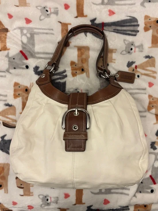 Vintage Coach Lynn hobo purse bag