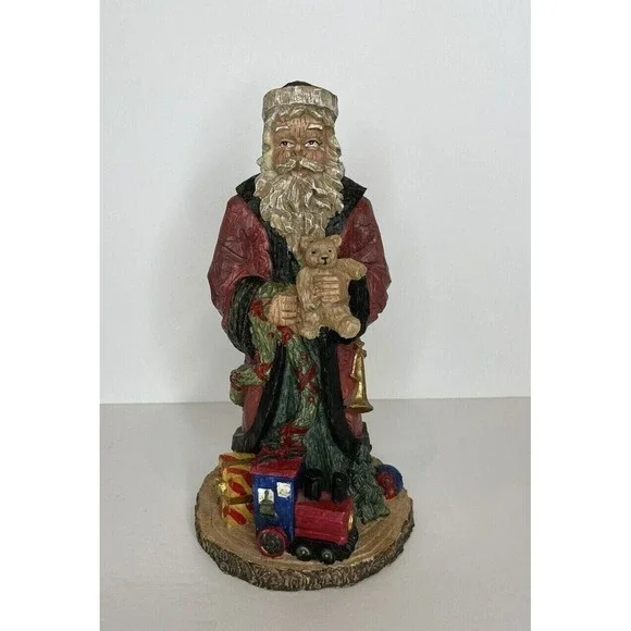 Collectible Santa Figurine Cedar Creek Collection Holiday Christmas Vintage