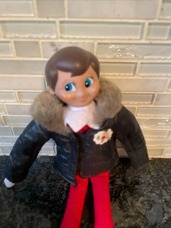 2007 Elf On The Shelf Boy Blue Eyes Brown Hair Original