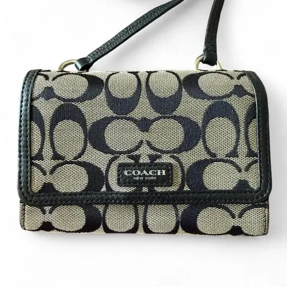 Coach signature crossbody bag