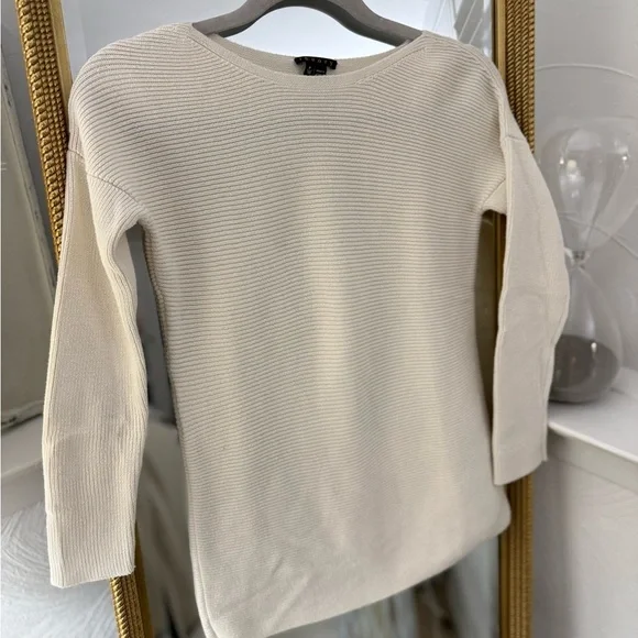 Theory Ivory Knit Sweater