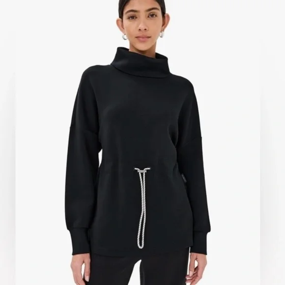 VARLEY Freya Funnel Neck Sweatshirt Black