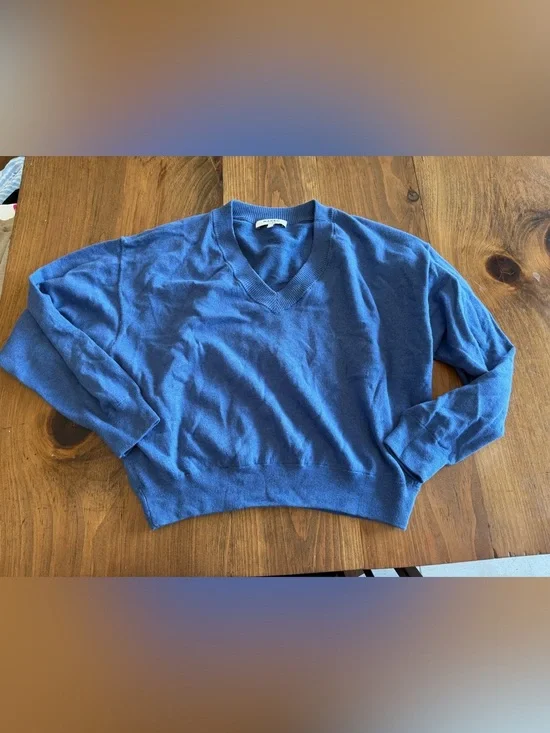 NAKED Cashmere cotton cashmere blend v neck Sweater Size S perfect condition