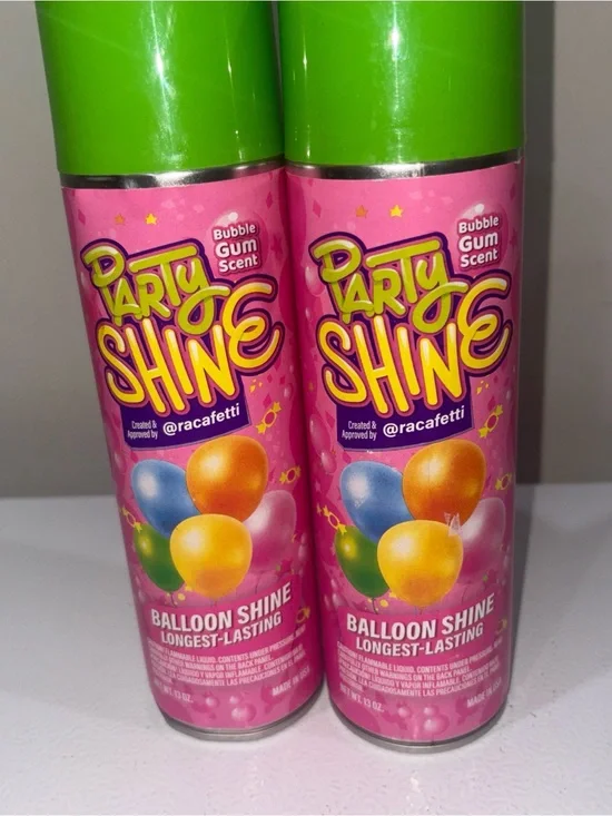 Party Shine Balloon Spray - Pink Bubble Gum Scent