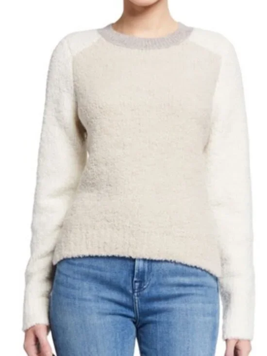 Rag & Bone Teddy Colorblock Sweater Davis XS Merino Wool