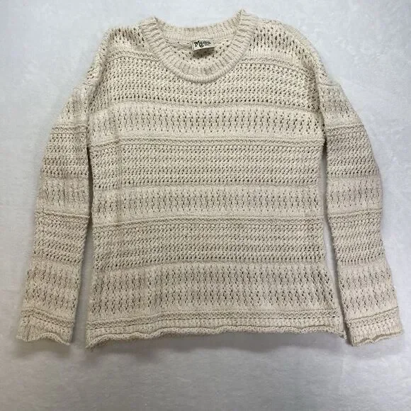 Show Me Your‎ Mumu Sweater Womens small Jax Pullover Cream de la cream