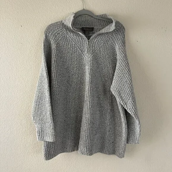 Lane Bryant‎ wool blend half zip sweater