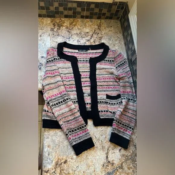 Nic+Zoe Multicolor Striped Sweater