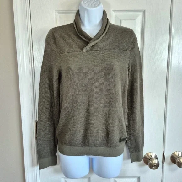 Armani Exchange‎ olive green mock neck sweater womens small