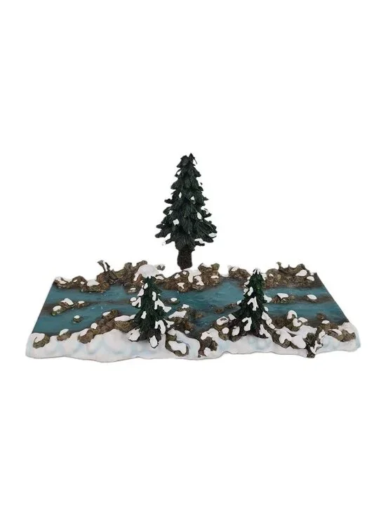 Department 56 Straight Section 52633 Village Mill Creek Christmas Porcelain