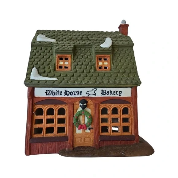 Department 56 Dickens Village White Horse Bakery 1988 Christmas Building‎ 5583-2