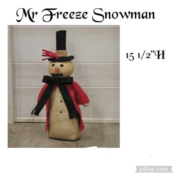 Mr Freeze Snowman 15 1/2
