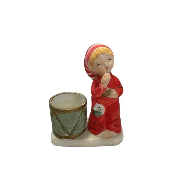 Vintage Jasco 1978 Christmas Luvkins Angel with Candle‎ Holder