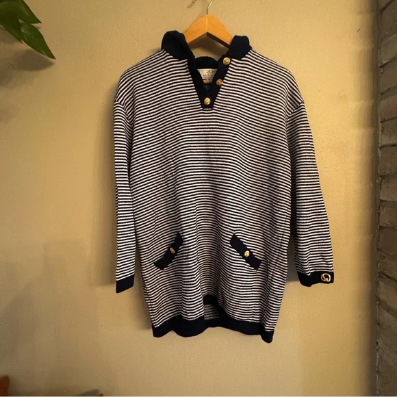 ST JOHN Nautical Stripe‎ Pullover