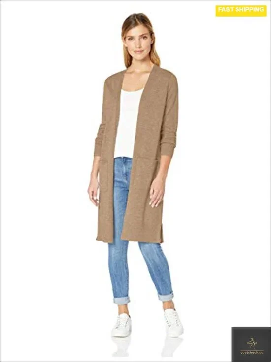 Women's Lightweight Open-Front Long-Sleeve Cardigan Sweater