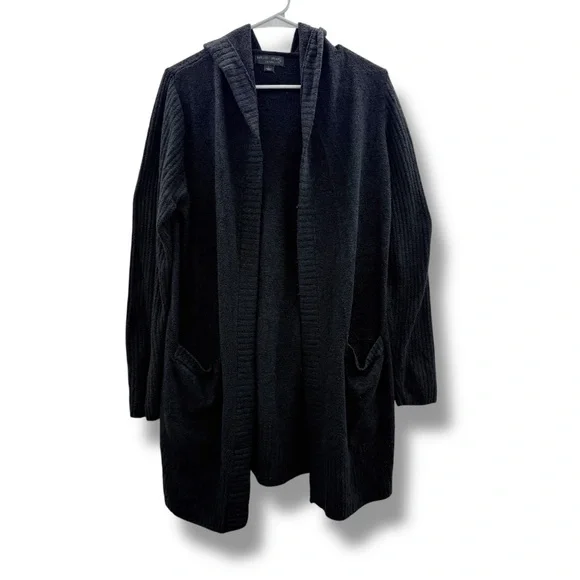 Barefoot Dreams‎ CozyChic Ultra Lite Hooded Cardigan Women’s Size Large Black