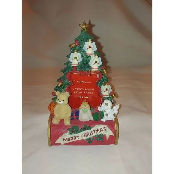 Christmas Light N Sound Photo Frame