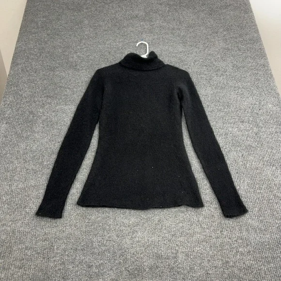 The Row Sweater Womens XS‎ Black Turtleneck Knit Made in Italy Luxury Cashmere