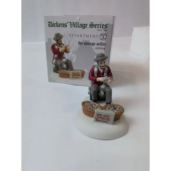 Dept 56 Dickens Village‎ - The Sponge Seller - #4025264 - With Box