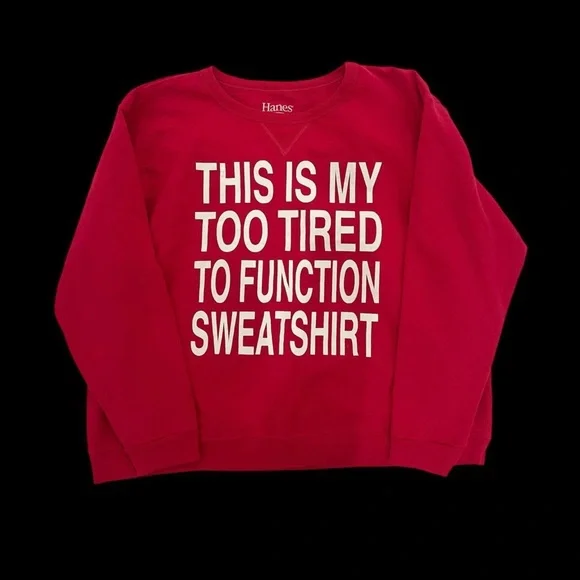 Hanes EcoSmart Red Soft Sweats