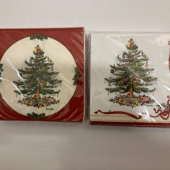 2 pack Spode Cocktail Napkins