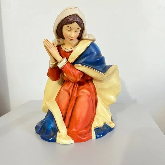 Vintage Grandeur Noel Nativity‎ Replacement Mary Figure Large 8