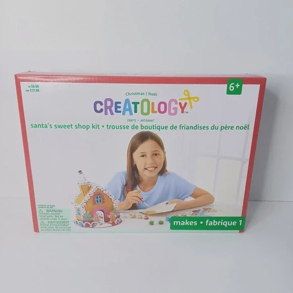 Creatology Santa's Sweet Shop Kit Christmas Crafts‎ Ages 6+ Makes 1 NEW