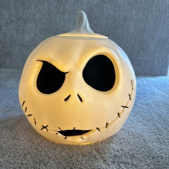 *READ*The Nightmare Before Christmas Jack Skellington Light-Up Halloween Pumpkin