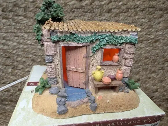 Vintage Porcelain Collectible Bethlehem Village LightUp Holiday Christmas Decor