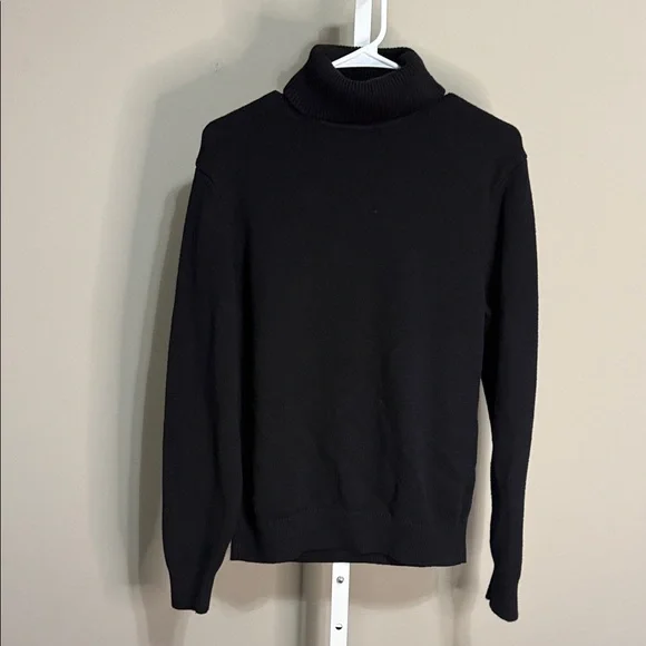 Michael Kors Black‎ Turtleneck Sweater Women's XL Classic Minimalist Chic