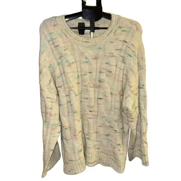 American Eagle‎ AE Super Soft Cable Crew Neck Sweater Knit Women’s XL EUC