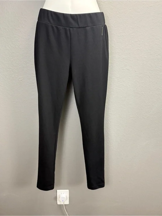 Michael Kors Black Pull-On Skinny Ankle Pants Women's Sz S Stretch Career