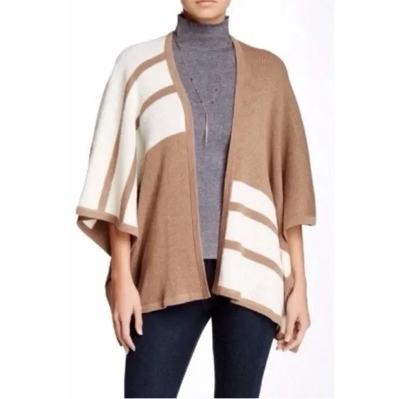 Brochu Walker City Poncho Kimono Knit Cardigan‎