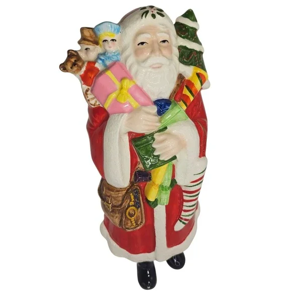 Vintage 1976 A Company Of‎ Friends Ceramic Santa Hanging Wall Plaque