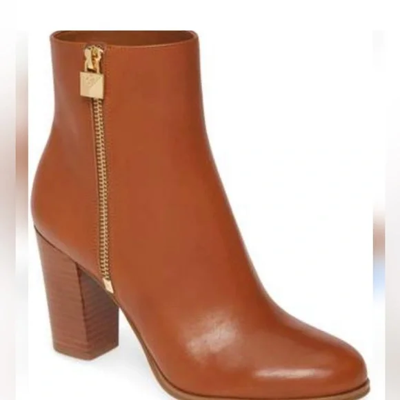 MICHAEL‎ KORS FRENCHIE LEATHER BOOTIE SIZE 7.5