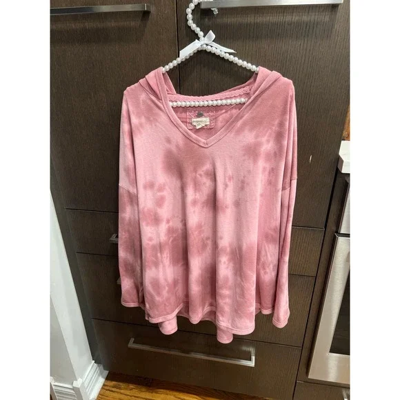 Cupio Sweater Womens Size 2XL Pink Long Sleeves‎ Shirt