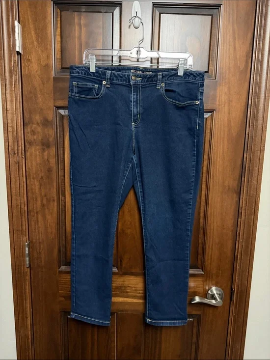 Michael Kors Izzy Cropped Skinny Stretch Jeans