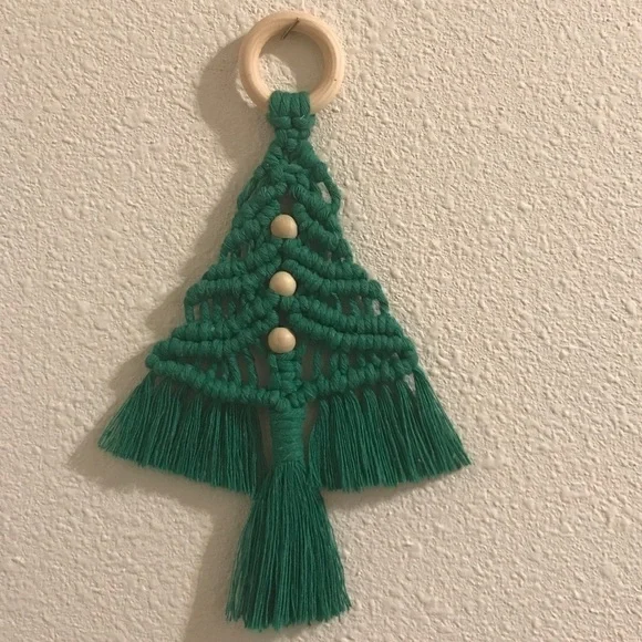Boho macrame Christmas‎ Tree. Handmade