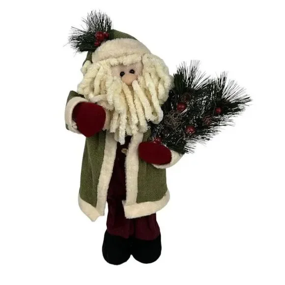 Santa Handmade Farmhouse Country Rustic Christmas Holiday 19” Tall