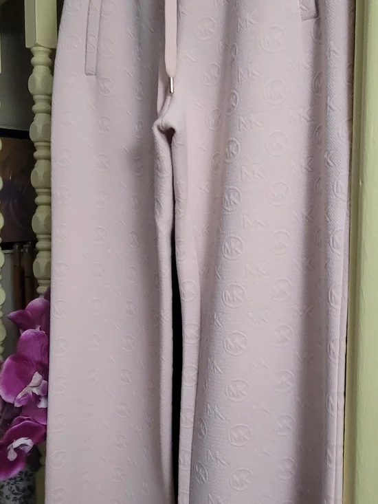 Michael Kors Pink Embossed Logo Joggers