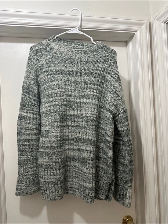 Old Navy Marled Sage Crewneck Sweater