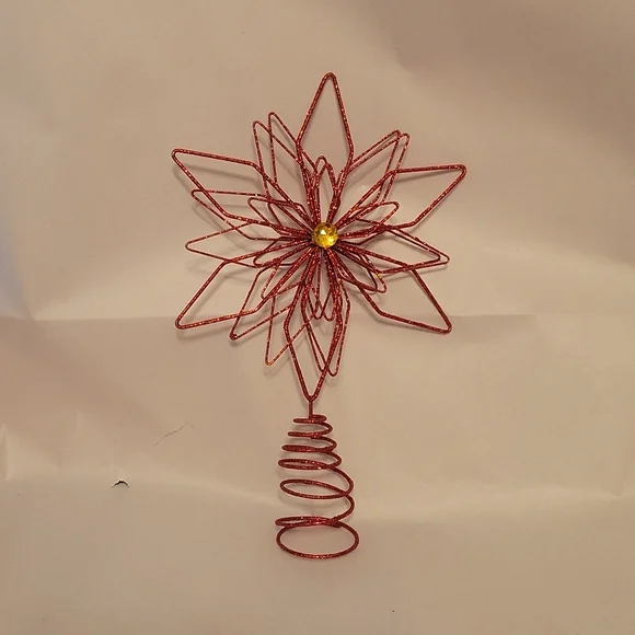 Wire Glitter Tree Topper