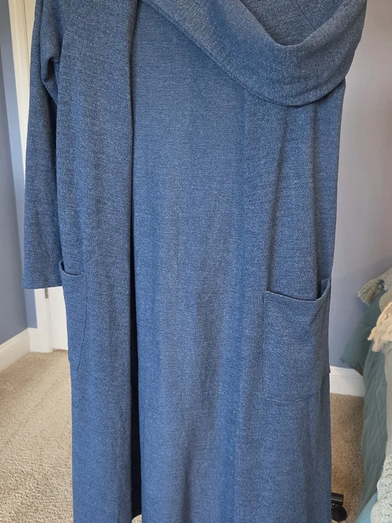 LuLaRoe Blue Open-Front Cardigan