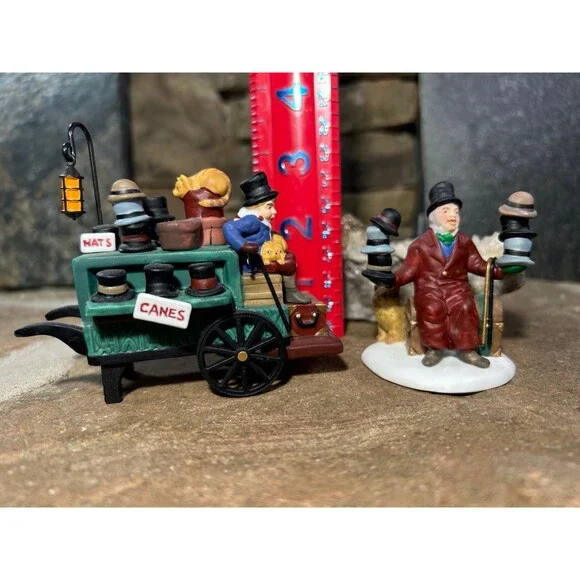 Dept 56 Chelsea Hat Monger & Cart  w/ box